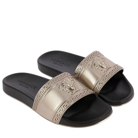 mens versace closed toe sandals|Versace men's sandals for sale.